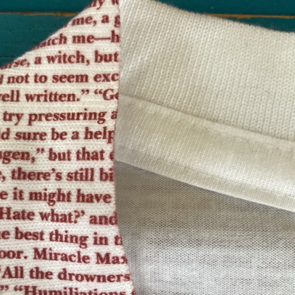 T-shirt. PRINCESS BRIDE transcript T-shirt (never worn),movie lyrics - Picture 10 of 12